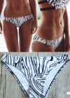 Zebra Desen Bikini Alt